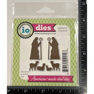 Impression Obsession Shepherds Nativity scene Steel Die Set DIE357-F